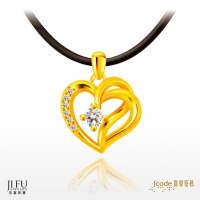 吉富珠寶銀樓-真愛密碼新款【心光璀璨 - 黃金墜子】→※下標前請先詢問當日優惠價格※
