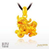 ＂吉富珠寶銀樓-真愛密碼新款【白沙屯-招財獅 - 黃金墜子】→※下標前請先詢問當日價格