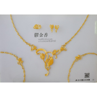 鬱金香-黃金結婚套組約重14.00錢