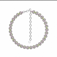 奢華花朵項鍊 | 精緻寶石飾品，展現高品質合金的優雅魅力，完美可調節設計，提升您的時尚品味