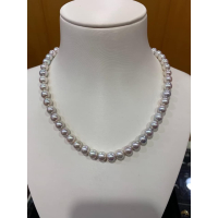 高品質天然珍珠項鍊 - 優雅飾品展現完美氣質與品味