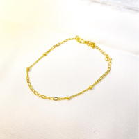 純金9999✨璀璨舞動手鍊——活力時代的奢華時尚首選！