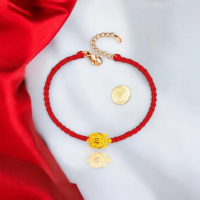 黃金招財龜紅繩手鍊 | 幸運飾品與風水飾品的完美結合