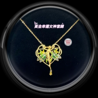 編號17000001幸運女神黃金套鍊：奢華閃耀黃金幸運女神套鍊，喚醒內心溫柔與力量!
