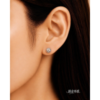 編號8200-00003  鉑金鑽石耳環