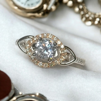 經典璀璨鑽石戒指 - 情人婚禮的完美之選，展現夫妻之間的永恆愛情