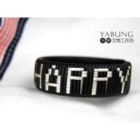 WISH U HAPPY皮編手環