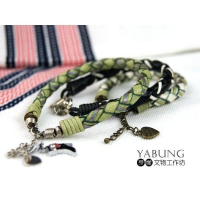 原住民風皮編手鍊