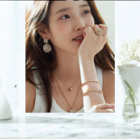 韓系風格時尚優雅多層次珠寶套組 - 明星推薦的完美選擇