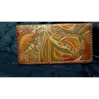 山海躍舞長夾[手縫]