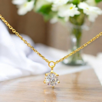 典雅金鑽吊墜項鍊 - 頂級奢華優質選擇