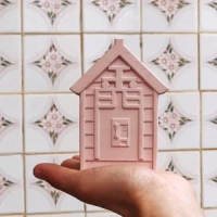 金門電話亭水泥盆器