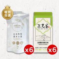 【暖心米湯】濃米玉露200ml 6入+台農82號白米600g 6包