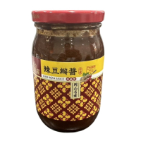 岡山辣豆瓣醬460g玻璃瓶裝 - 傳承經典風味，香辣開胃必備
