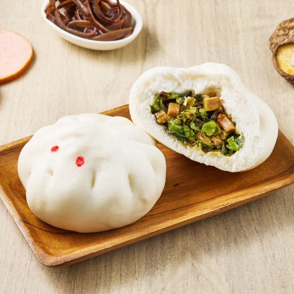 【打包包子】雪裡紅菜包(5入)