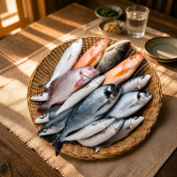 新鮮綜合海魚禮籃｜健康飲食首選，優質蛋白質滿滿，海鮮禮盒讓您品味大海的鮮美！